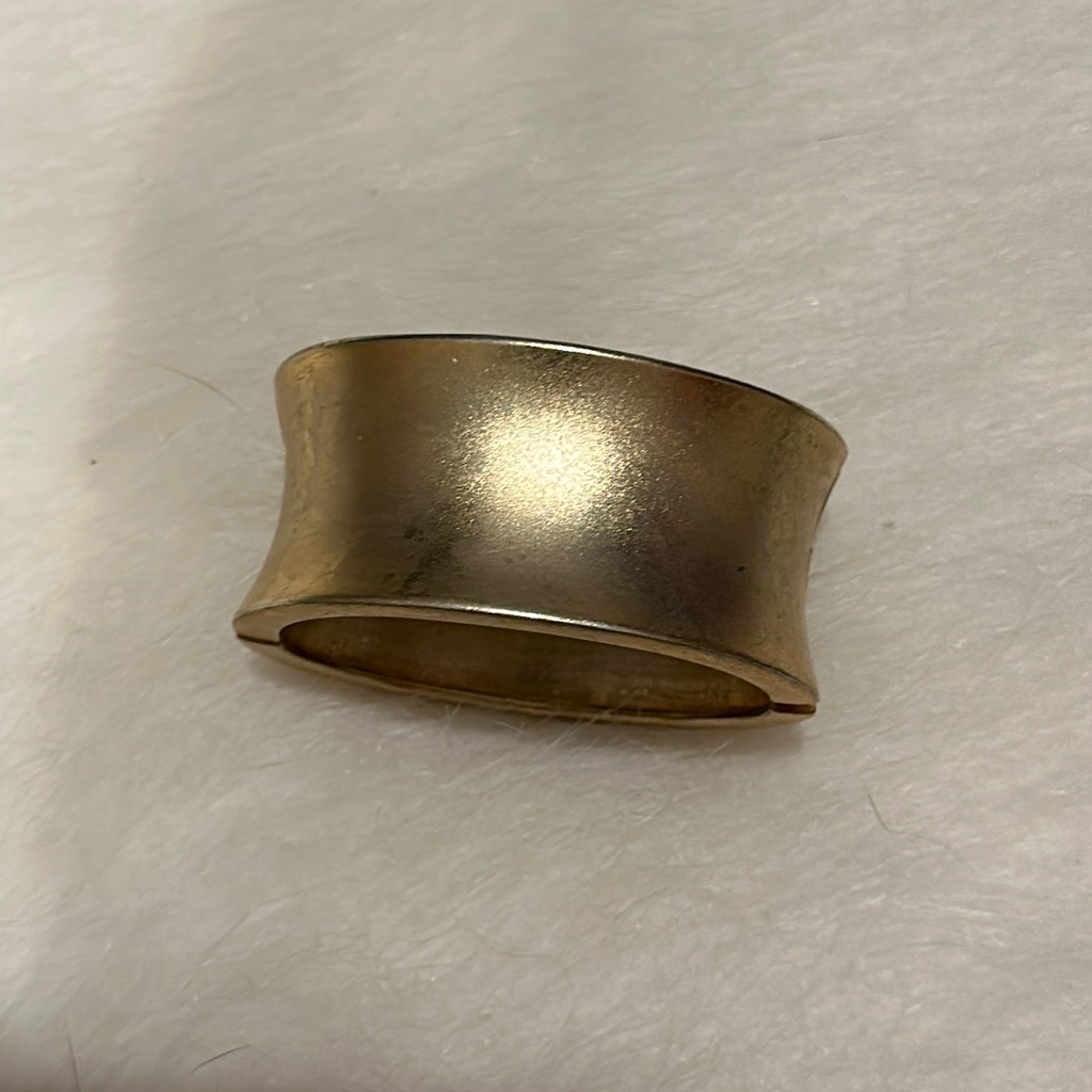 Gold Tone Wristband / Handcuf